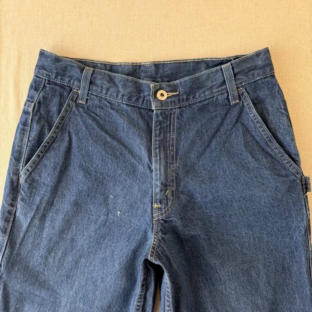 Vintage 1999 Levi's Carpenter Jorts W29 Baggy Y2K Skater Red Tab